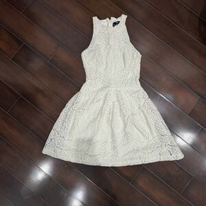 Elegant White Lace Dress